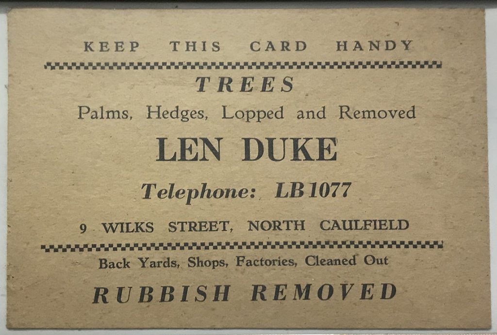 Original Len Duke Flyer